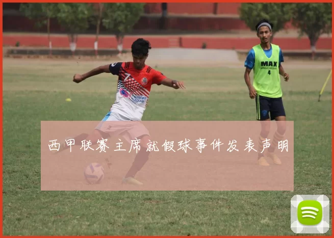 西甲联赛主席就假球事件发表声明
