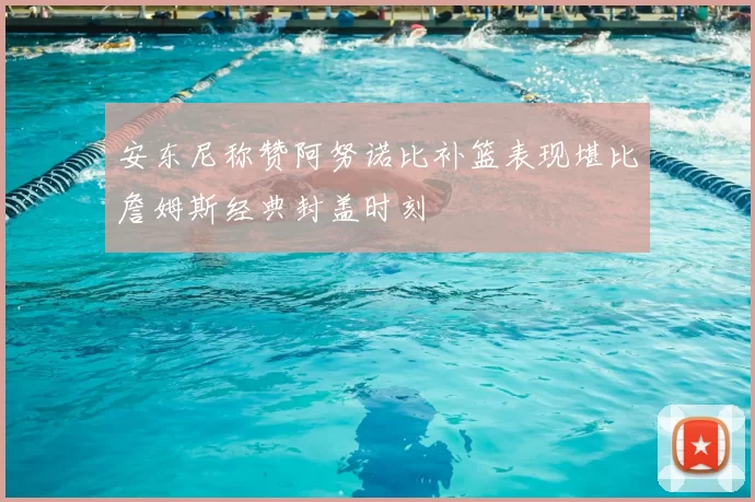 安东尼称赞阿努诺比补篮表现堪比詹姆斯经典封盖时刻