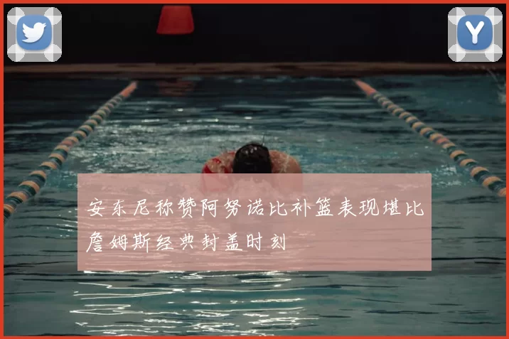 安东尼称赞阿努诺比补篮表现堪比詹姆斯经典封盖时刻