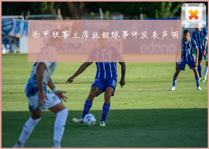 西甲联赛主席就假球事件发表声明